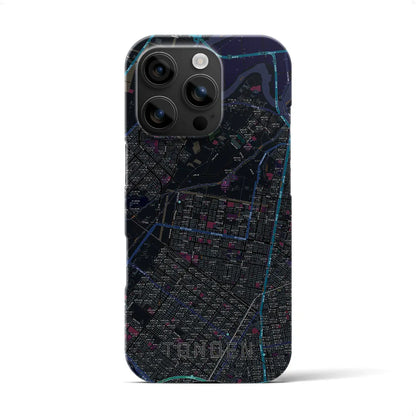 【屯田（北海道）】地図柄iPhoneケース（バックカバータイプ）