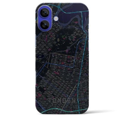 【屯田（北海道）】地図柄iPhoneケース（バックカバータイプ）