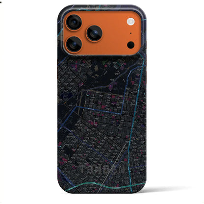 【屯田（北海道）】地図柄iPhoneケース（バックカバータイプ）