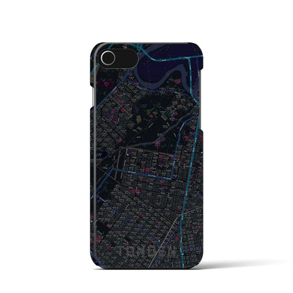 【屯田（北海道）】地図柄iPhoneケース（バックカバータイプ）