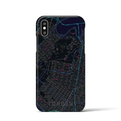 【屯田（北海道）】地図柄iPhoneケース（バックカバータイプ）