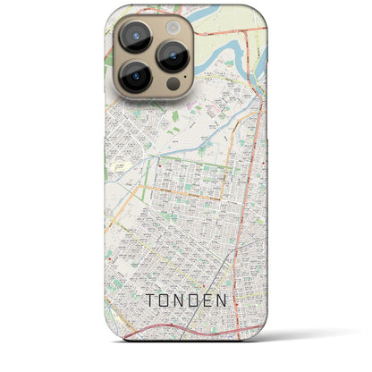 【屯田（北海道）】地図柄iPhoneケース（バックカバータイプ）