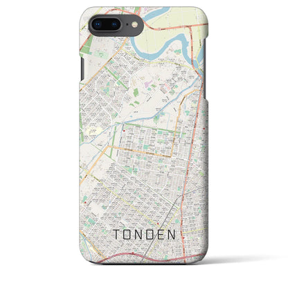 【屯田（北海道）】地図柄iPhoneケース（バックカバータイプ）