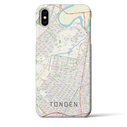 【屯田（北海道）】地図柄iPhoneケース（バックカバータイプ）