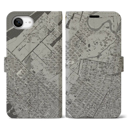 【屯田（北海道）】地図柄iPhoneケース（手帳タイプ）