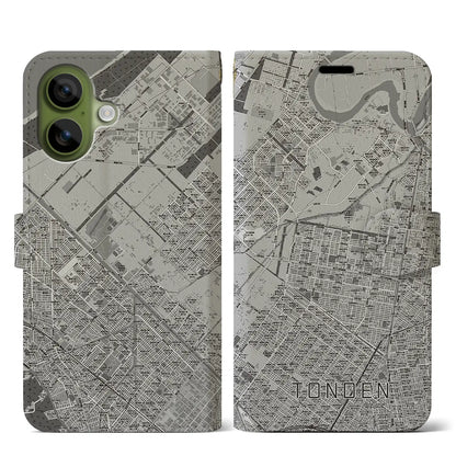 【屯田（北海道）】地図柄iPhoneケース（手帳タイプ）