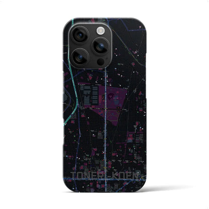 【舎人公園（東京都）】地図柄iPhoneケース（バックカバータイプ）