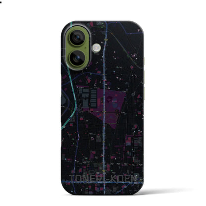 【舎人公園（東京都）】地図柄iPhoneケース（バックカバータイプ）