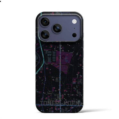 【舎人公園（東京都）】地図柄iPhoneケース（バックカバータイプ）