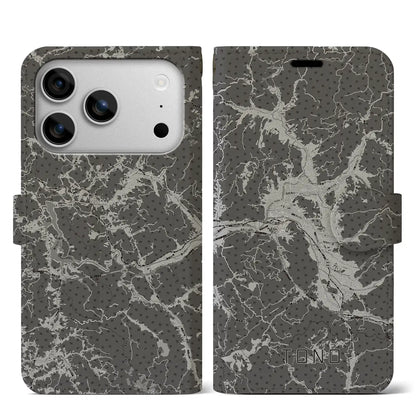 【遠野（岩手県）】地図柄iPhoneケース（手帳タイプ）