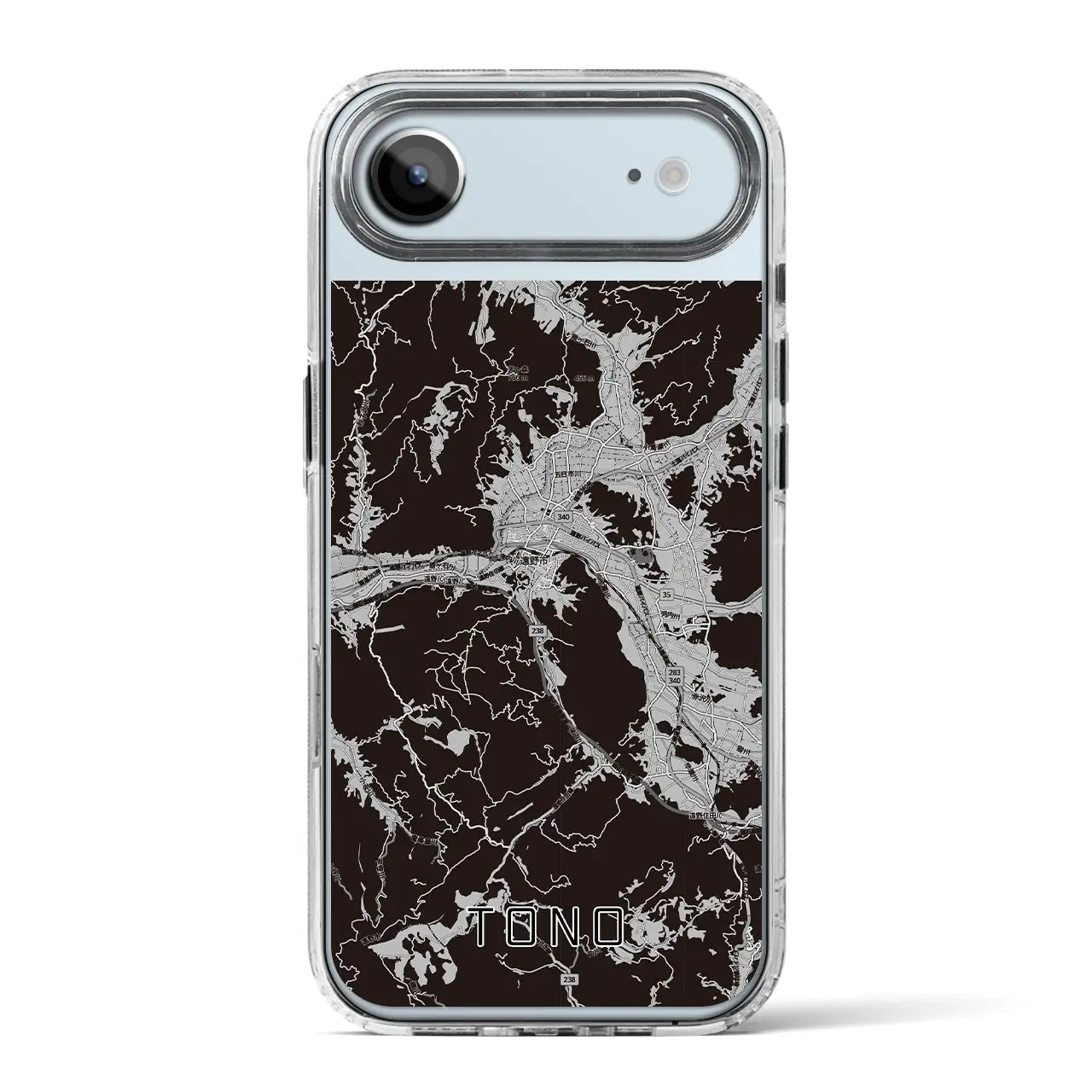 【遠野（岩手県）】地図柄iPhoneケース（MagSafeタイプ）