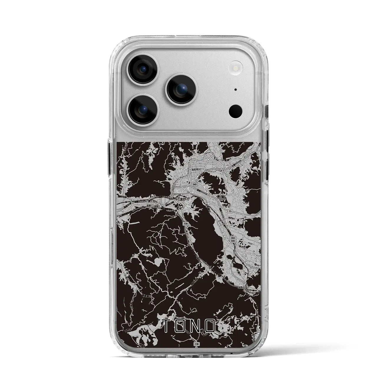 【遠野（岩手県）】地図柄iPhoneケース（MagSafeタイプ）