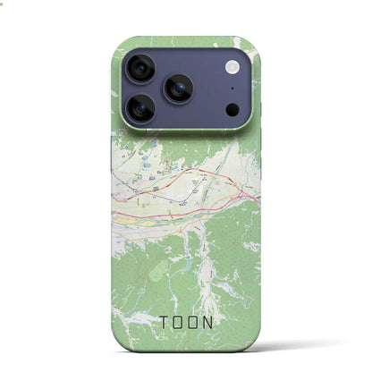 【東温（愛媛県）】地図柄iPhoneケース（バックカバータイプ）