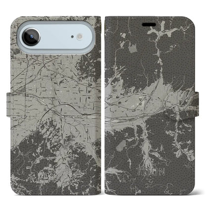 【東温（愛媛県）】地図柄iPhoneケース（手帳タイプ）