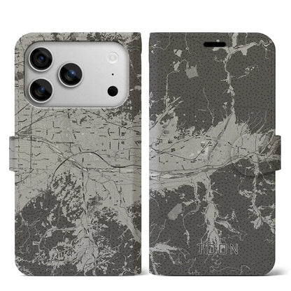 【東温（愛媛県）】地図柄iPhoneケース（手帳タイプ）