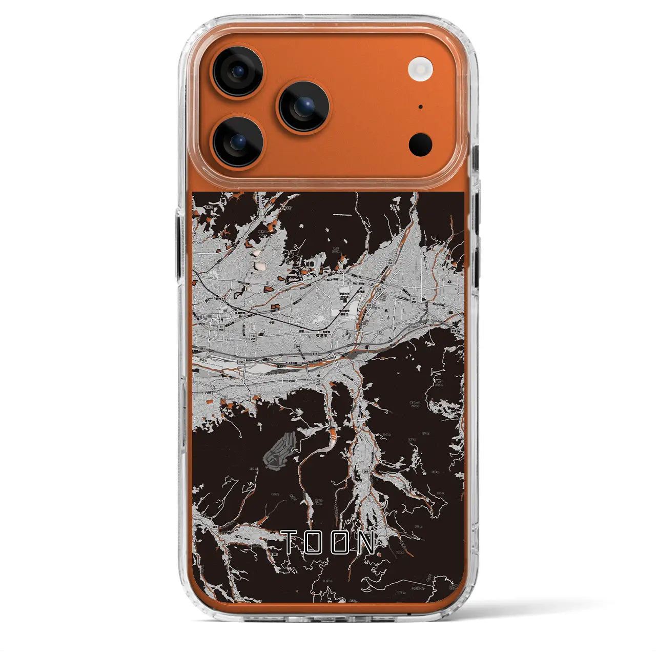 【東温（愛媛県）】地図柄iPhoneケース（MagSafeタイプ）