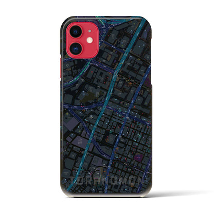 【虎ノ門（東京都）】地図柄iPhoneケース（バックカバータイプ）