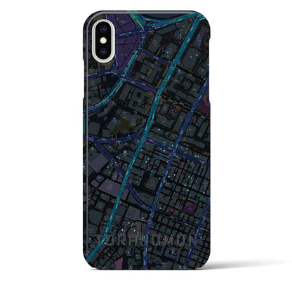 【虎ノ門（東京都）】地図柄iPhoneケース（バックカバータイプ）