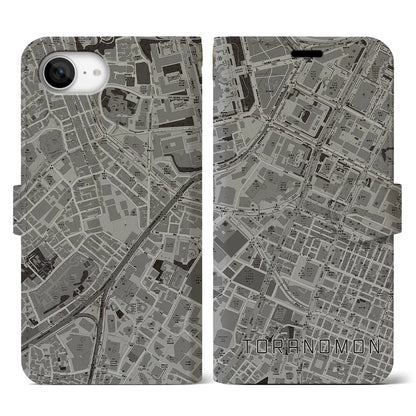 【虎ノ門（東京都）】地図柄iPhoneケース（手帳タイプ）