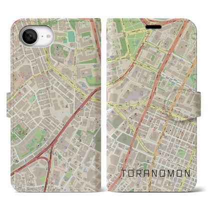 【虎ノ門（東京都）】地図柄iPhoneケース（手帳タイプ）