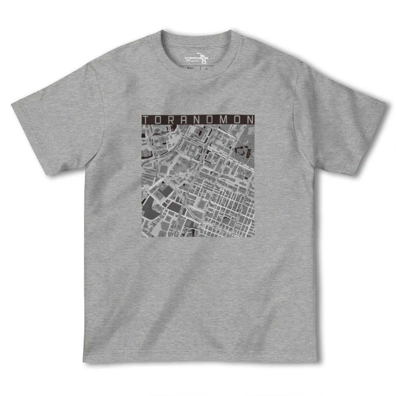 【虎ノ門（東京都）】地図柄ヘビーウェイトTシャツ