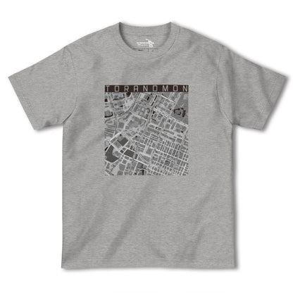 【虎ノ門（東京都）】地図柄ヘビーウェイトTシャツ