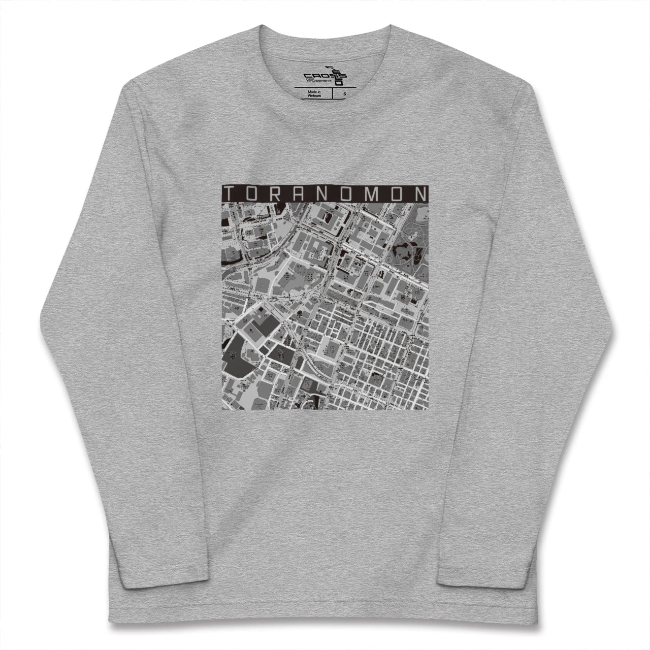 【虎ノ門（東京都）】地図柄ロングスリーブTシャツ