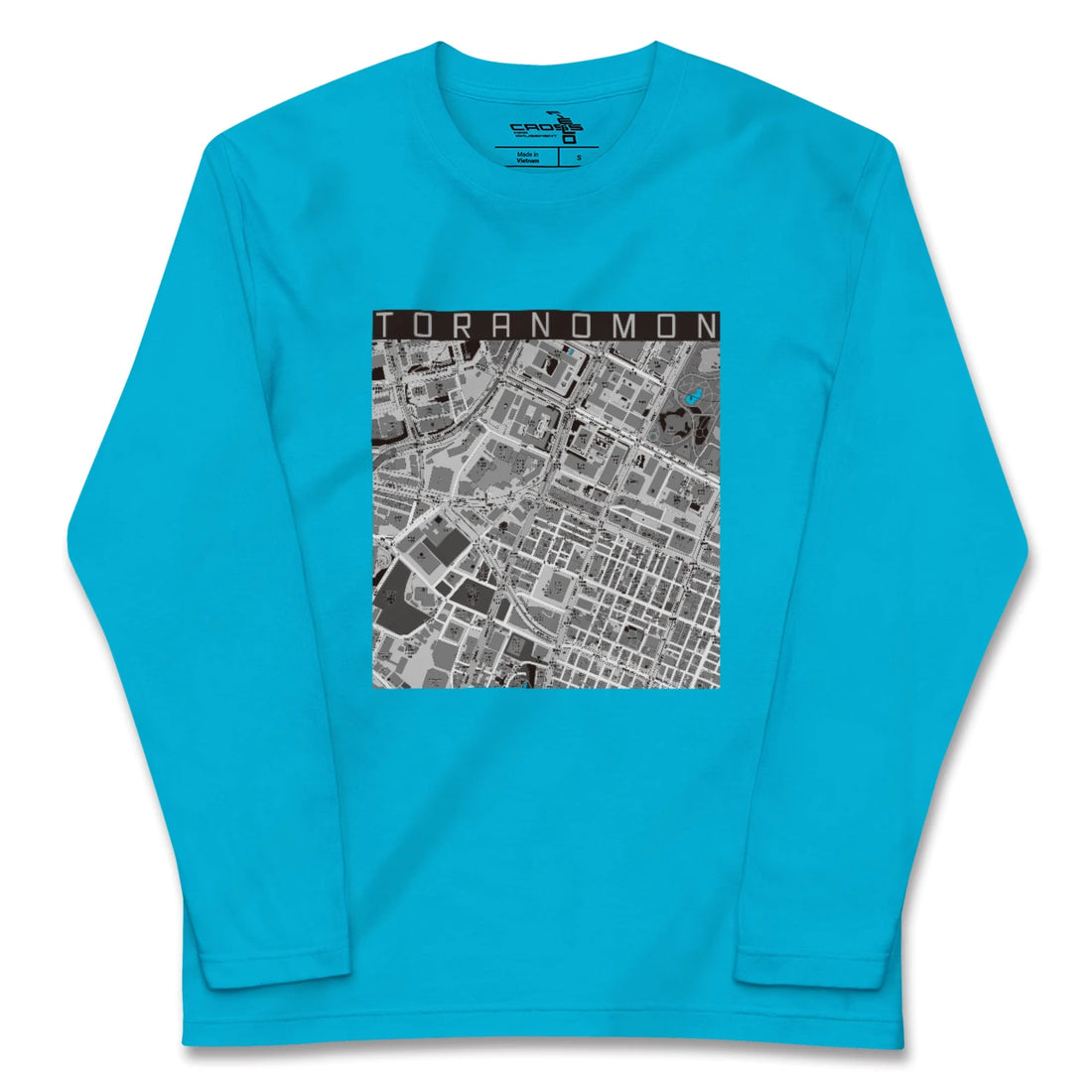【虎ノ門(東京都)】地図柄ロングスリーブTシャツ
