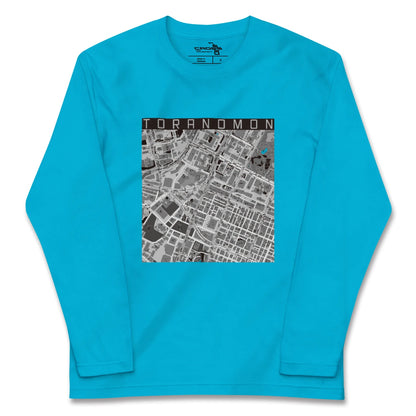 【虎ノ門（東京都）】地図柄ロングスリーブTシャツ