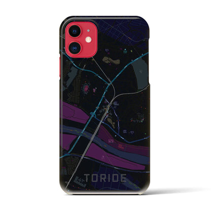 【取手（茨城県）】地図柄iPhoneケース（バックカバータイプ）