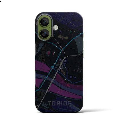 【取手（茨城県）】地図柄iPhoneケース（バックカバータイプ）