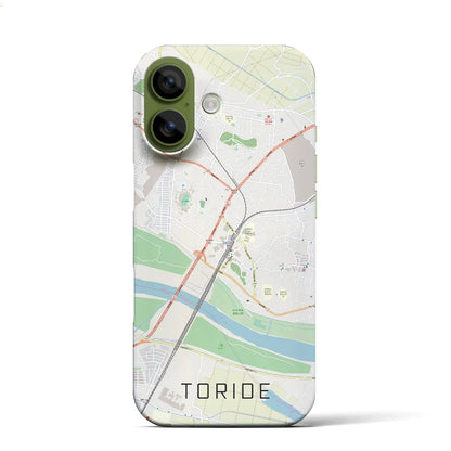 【取手（茨城県）】地図柄iPhoneケース（バックカバータイプ）