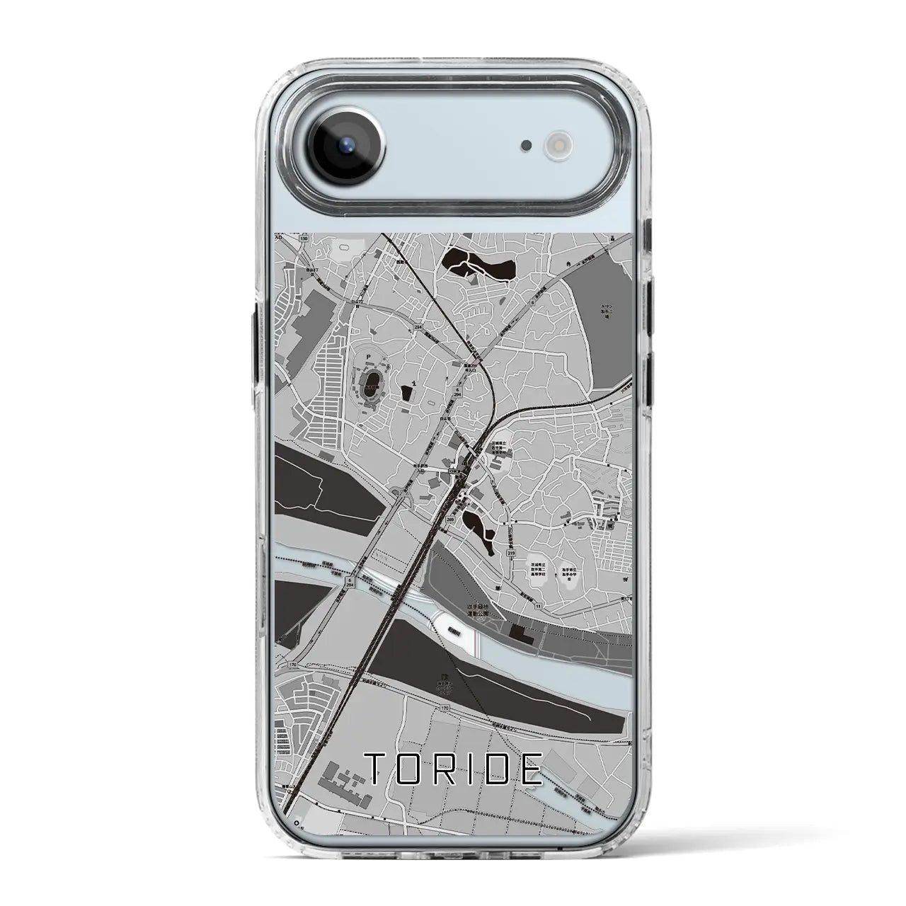 【取手（茨城県）】地図柄iPhoneケース（MagSafeタイプ）