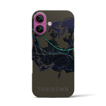 【鳥沢（山梨県）】地図柄iPhoneケース（バックカバータイプ）