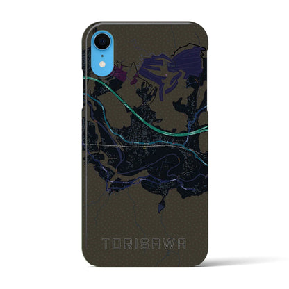 【鳥沢（山梨県）】地図柄iPhoneケース（バックカバータイプ）