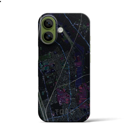 【土呂（埼玉県）】地図柄iPhoneケース（バックカバータイプ）