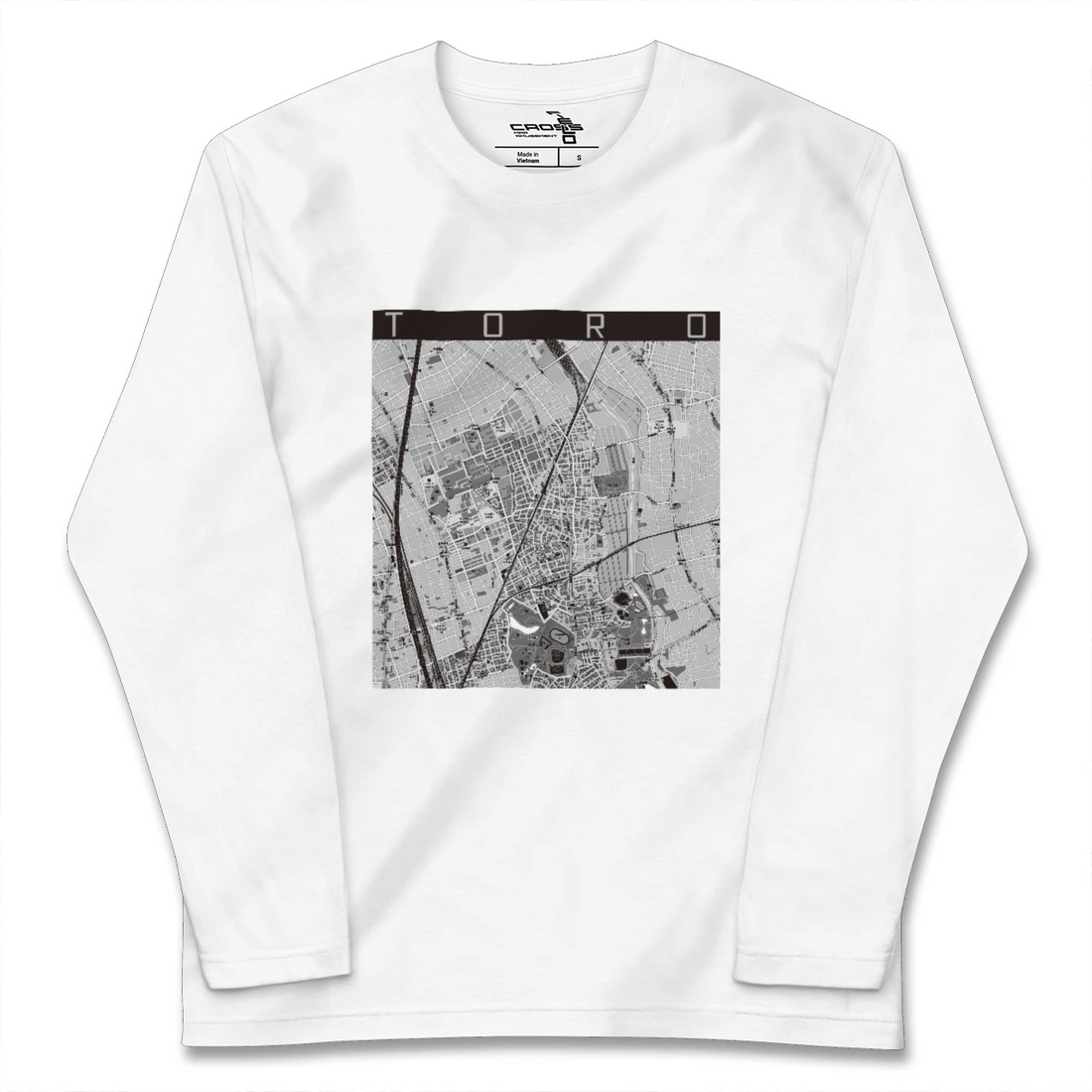 【土呂（埼玉県）】地図柄ロングスリーブTシャツ