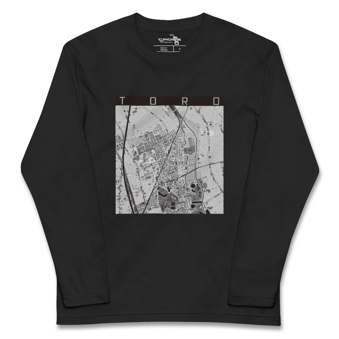 【土呂（埼玉県）】地図柄ロングスリーブTシャツ