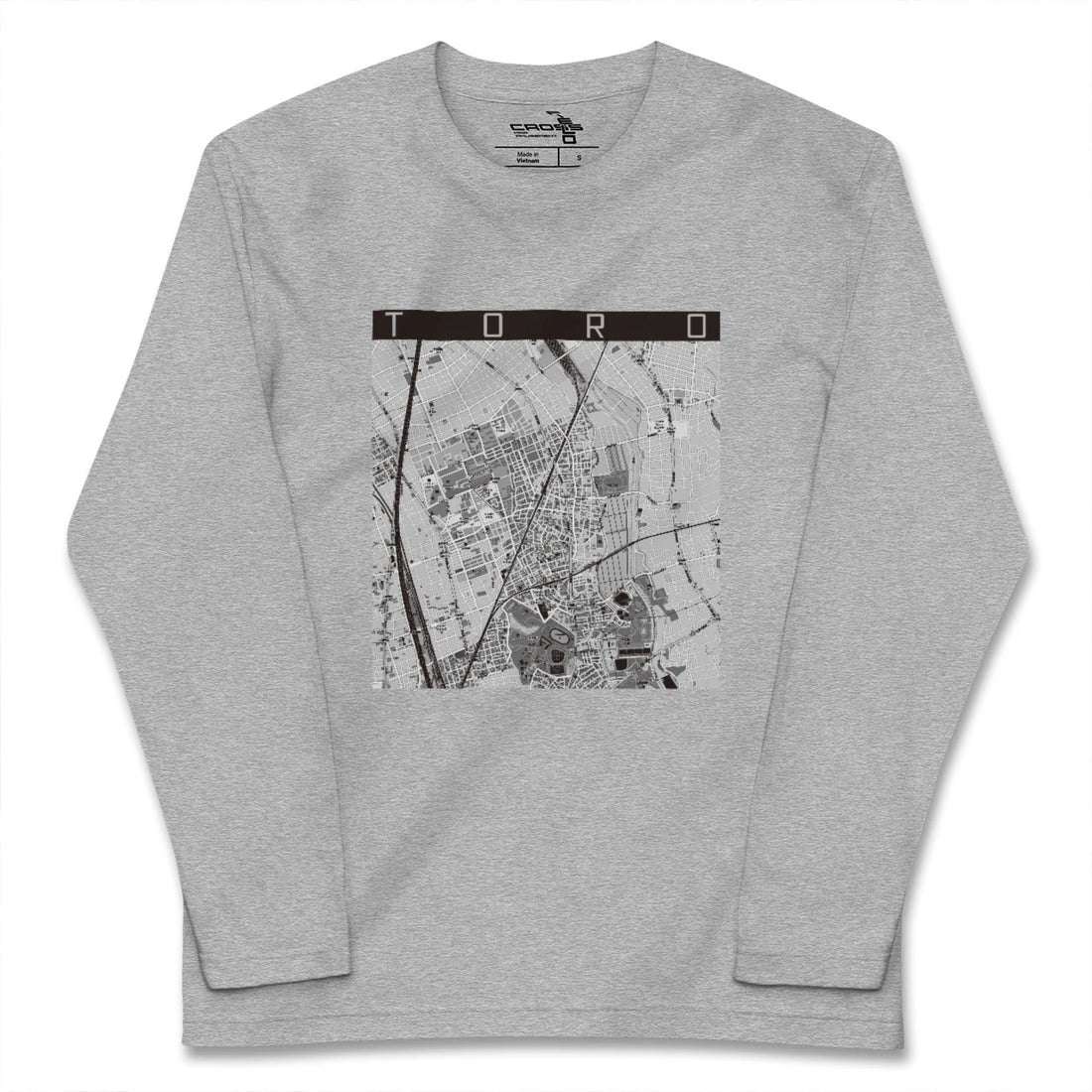 【土呂(埼玉県)】地図柄ロングスリーブTシャツ
