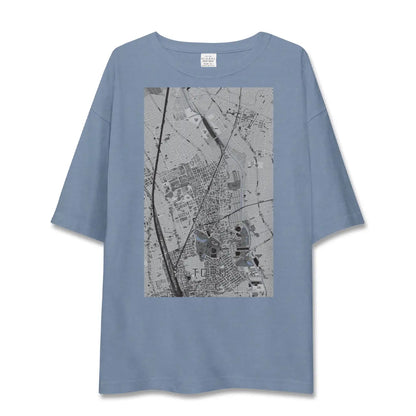 【土呂（埼玉県）】地図柄ビッグシルエットTシャツ