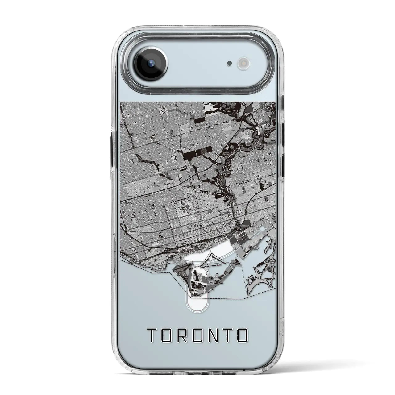 【トロント（カナダ）】地図柄iPhoneケース（MagSafeタイプ）