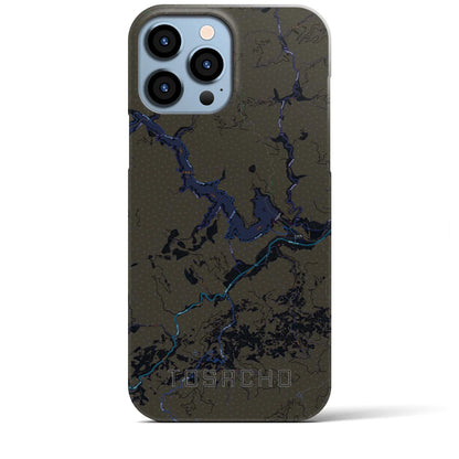 【土佐町（高知県）】地図柄iPhoneケース（バックカバータイプ）