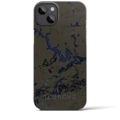 【土佐町（高知県）】地図柄iPhoneケース（バックカバータイプ）