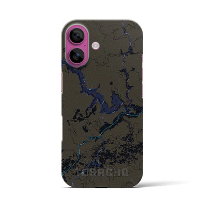 【土佐町（高知県）】地図柄iPhoneケース（バックカバータイプ）