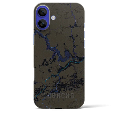 【土佐町（高知県）】地図柄iPhoneケース（バックカバータイプ）