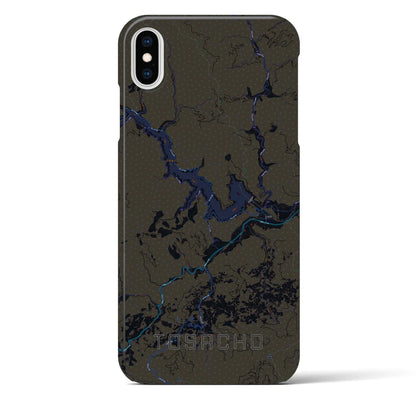 【土佐町（高知県）】地図柄iPhoneケース（バックカバータイプ）