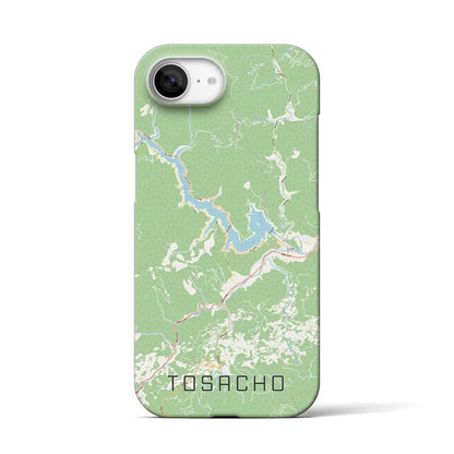 【土佐町（高知県）】地図柄iPhoneケース（バックカバータイプ）