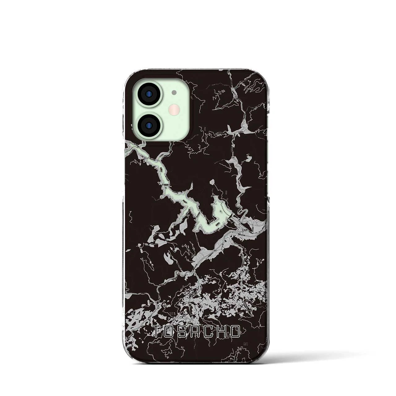 【土佐町（高知県）】地図柄iPhoneケース（クリアタイプ）