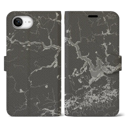 【土佐町（高知県）】地図柄iPhoneケース（手帳タイプ）