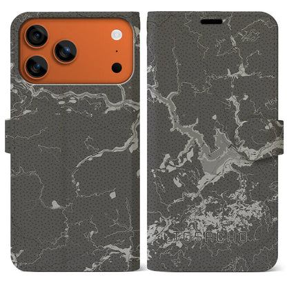 【土佐町（高知県）】地図柄iPhoneケース（手帳タイプ）